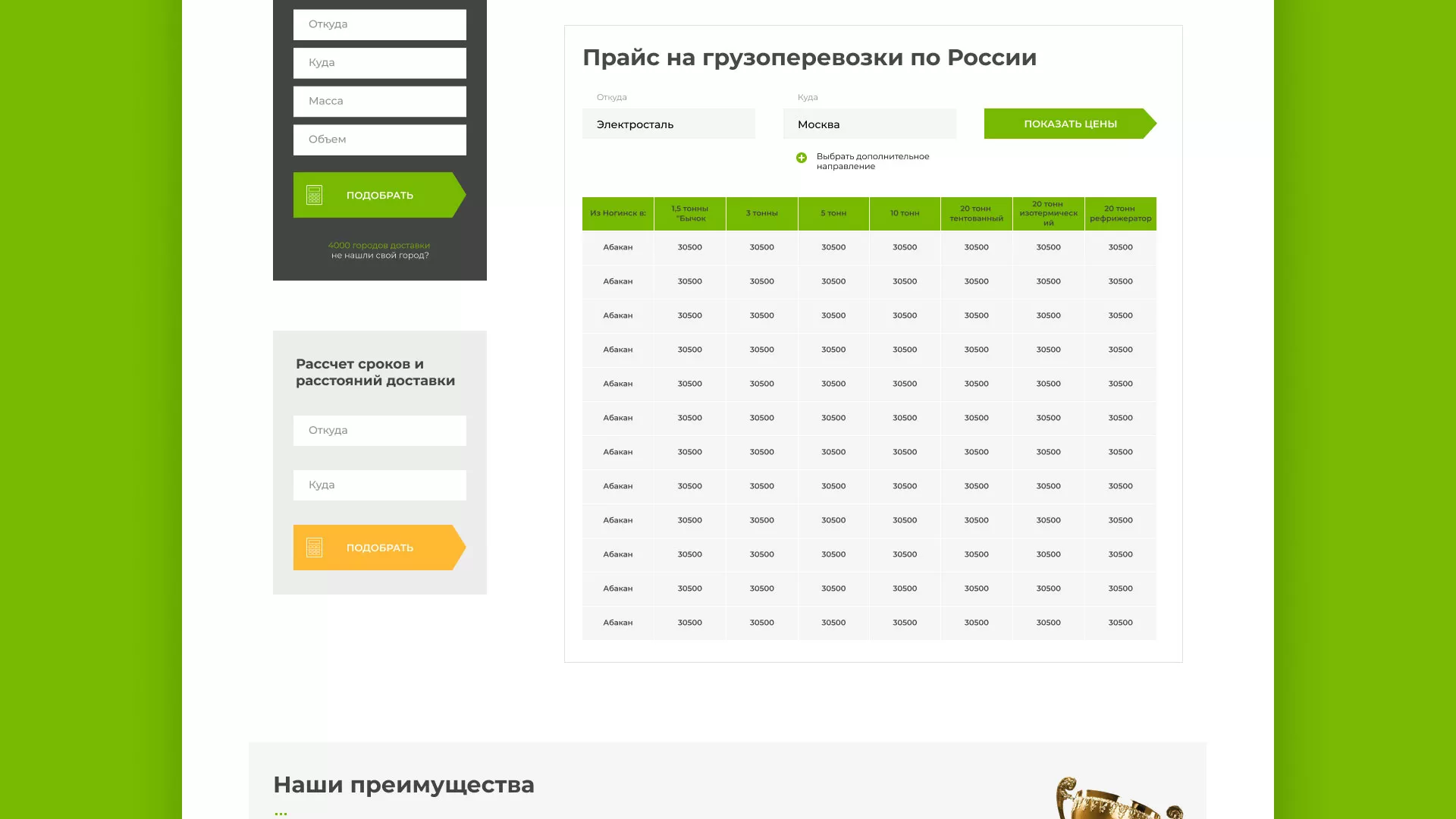 Разработка логотипа и сайта компании «Инком-Логистика» в Туране